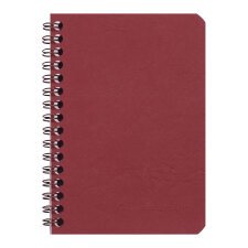 Cahier reliure intégrale Age Bag 9x14 100 pages 5x5 - Rouge