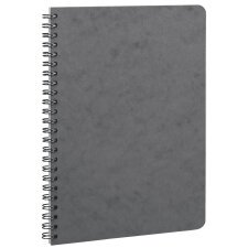 Cahier reliure intégrale Age Bag A5 100 pages petits carreaux - Gris