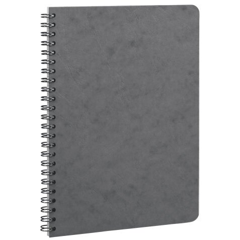 Cahier reliure intégrale Age Bag A5 100 pages petits carreaux - Gris