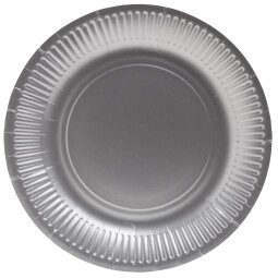 Assiette en carton, rond, 230 mm