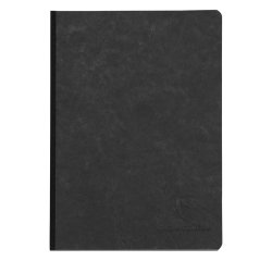 Notebook Age Bag Clairefontaine 14.5 x 21 cm plain black - 192 pages