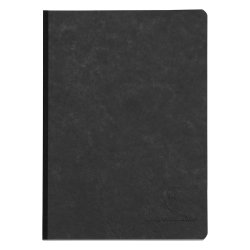 Notizbuch agebag a5 leinen bl 96 blatt - schwarz