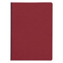 Carnet brochure Age Bag A5 192 pages uni - Rouge