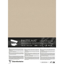 Pastelmat contrecollé 5 feuilles 24x32cm - Sable