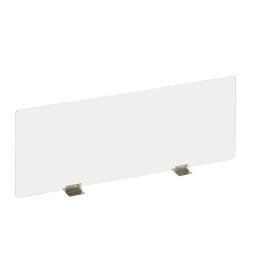 Beschermwand of scheidingswand voor frontaal gebruik in open ruimtes 160x60cm - Transparant