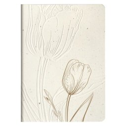 Tulip paper, Carnet cousu fil A5 14,8x1 cm, 64 pages, dots