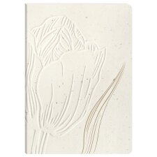 Tulip paper, Carnet brochure souple A6 10,5x14,8 cm, 128 pages, uni