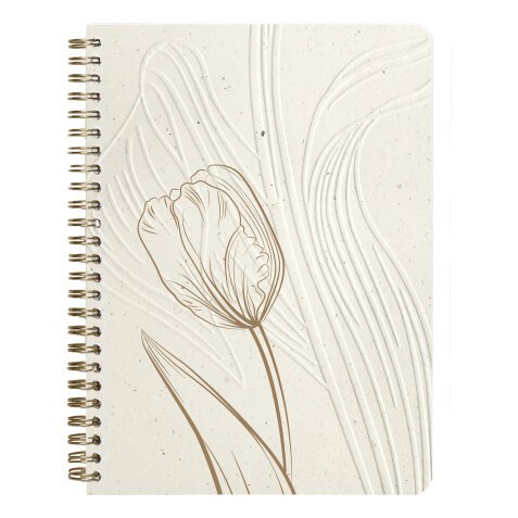 Tulip paper, Carnet reliure intégrale A5 14,8x21 cm, 148 pages, dots