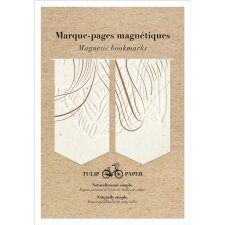 Tulip paper, Set de 2 marque-pages magnétiques 10,5x15,5cm