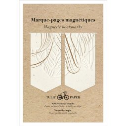 Tulip paper, Set de 2 marque-pages magnétiques 10,5x15,5cm