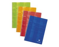 Cahier reliure intégrale Clairefontaine Metric 21 x 29,7 cm assortis - ligné - 100 pages