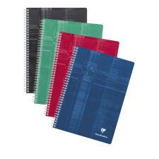 Cahier reliure intégrale A4 180 pages quadrillé 4x4 - Assortis