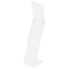 Freestanding acrylic display stand A4 - Crystal