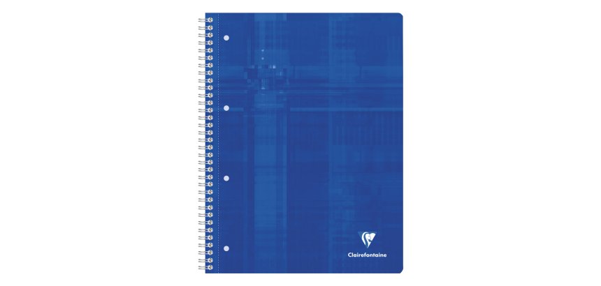 Cahier reliure intégrale A4+ 160 pages détachables perforées 4 trous uni - Assortis