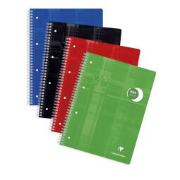 Dot Book A4+ (22,5x29,7 cm) 80 blad 4-gaats perforatie DOT - Geassorteerde kleuren