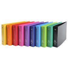 Exacompa Iderama Record/Flash Card Ring Binder - Assorted colours