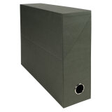 Transfer Box Economical 90mm Spine - Dark green