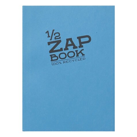 1/2 Zap Book carnet collé 80F A6 80g - Aléatoire