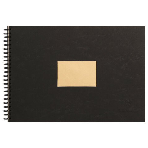 Kraft album spiralé 60F A4 90g - Noir