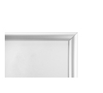 Marco de pared en aluminio - A4 - 327x240x12 mm - Plata