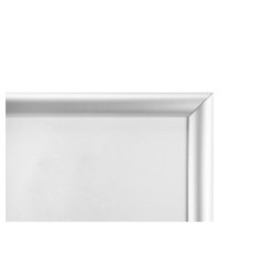 Marco de pared en aluminio - A4 - 327x240x12 mm - Plata