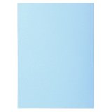 Pack of 100 folders SUPER 60 - 22x31cm - Light blue