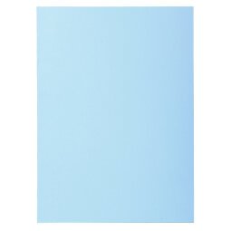 Pack of 100 folders SUPER 60 - 22x31cm - Light blue