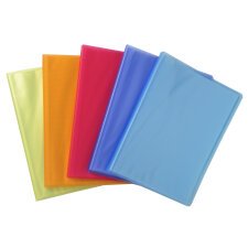 Protège-documents en polypropylène rigide Linicolor® 40 vues - A4 - Couleurs assorties