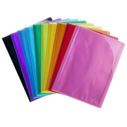 Display Book Iderama PP A4 20Pkt Ast - Assorted colours