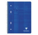 Cahier spirale Clairefontaine Metric 14,8 x 21 cm perforé 6 trous assorti - ligné -160 pages