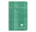 Carnet spirale Clairefontaine Metric 7,5 x 12 cm assorti ligné - 100 pages