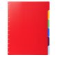 Dividers 6 Pt Removable Display Book - Assorted colours