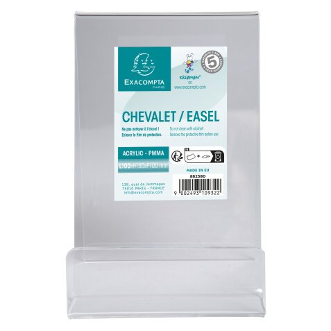 Chevalet L100x150xP80 - Cristal