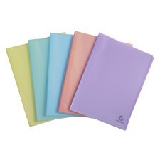 Display book Chrom. Pastel A4 20 pockets - Assorted colours