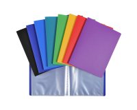 Display Book PP 20 Pkt 17x22cm Ast - Assorted colours