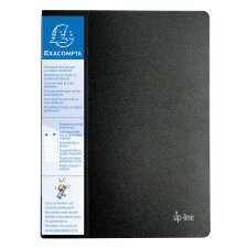 Display Book UpLine A4 80 Pkt Black - Black