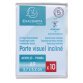 Pack 10 label holders 52x37 A9 portrait - Crystal