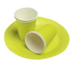 Gobelet en carton, 0,2 l, vert kiwi