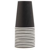 Gobelet en carton, 0,2 l, noir