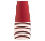 Gobelet en carton, 0,2 l, rouge