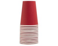 Gobelet en carton, 0,2 l, rouge