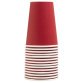 Gobelet en carton, 0,2 l, rouge