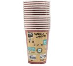 Gobelet en carton, 0,2 l, rouge