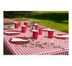 Gobelet en carton, 0,2 l, rouge