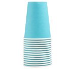 Gobelet en carton, 0,2 l, bleu turquoise