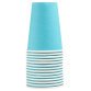 15 Gobelets en carton, 20 cl - Turquoise