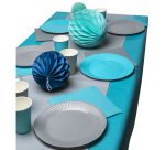 Gobelet en carton, 0,2 l, bleu turquoise