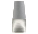 Gobelet en carton, 0,2 l, gris