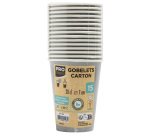 Gobelet en carton, 0,2 l, gris