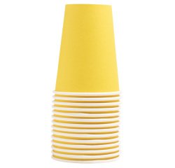 Gobelet en carton, 0,2 l, jaune
